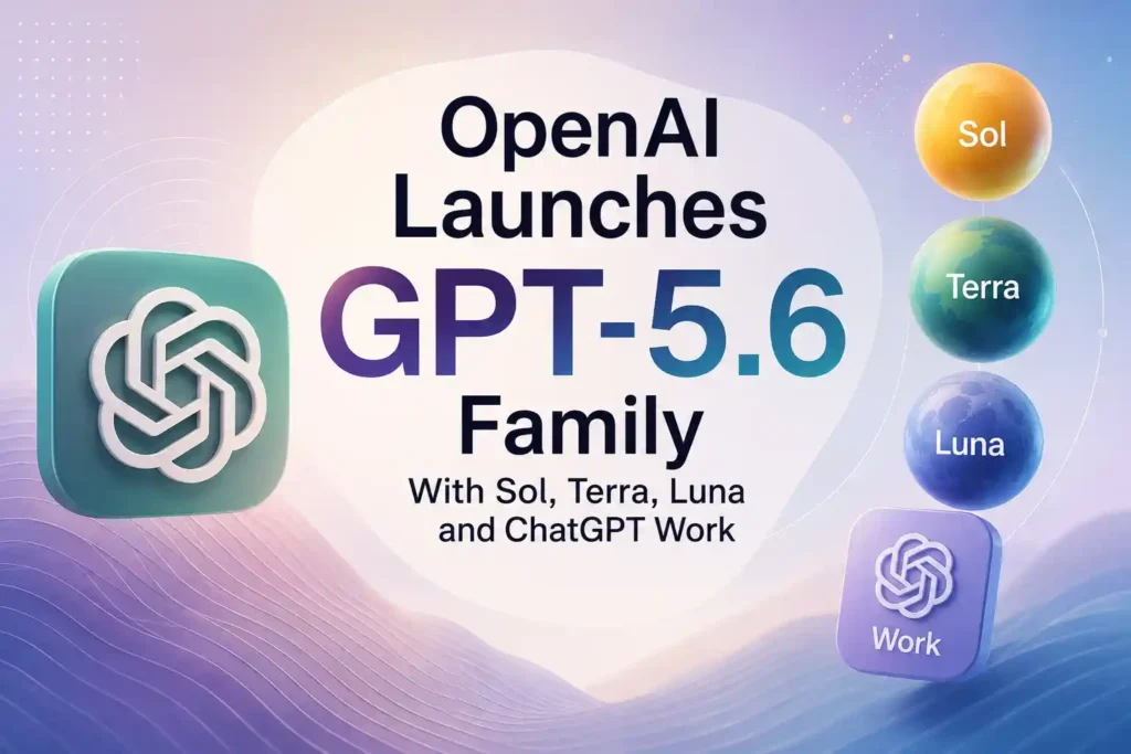 OpenAI Launches GPT-5.6 Family With Sol, Terra, Luna and ChatGPT Work