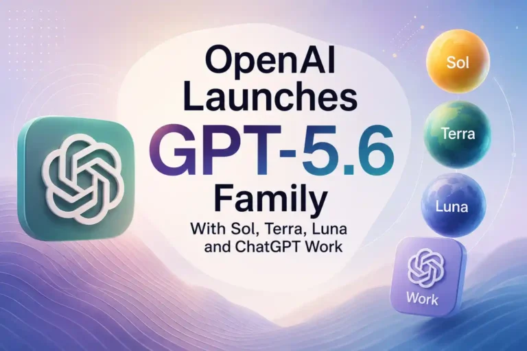 OpenAI Launches GPT-5.6 Family With Sol, Terra, Luna and ChatGPT Work