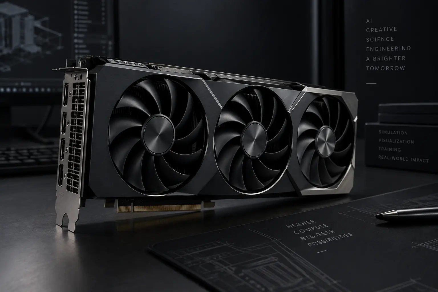 RTX PRO 5500 workstation GPU with 84GB memory for enterprise AI workloads